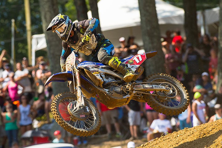 Cooper Webb clinched his first career Lucas Oil Pro Motocross title with a fifth-place overall finish at the GEICO Motorcycle Budds Creek National.