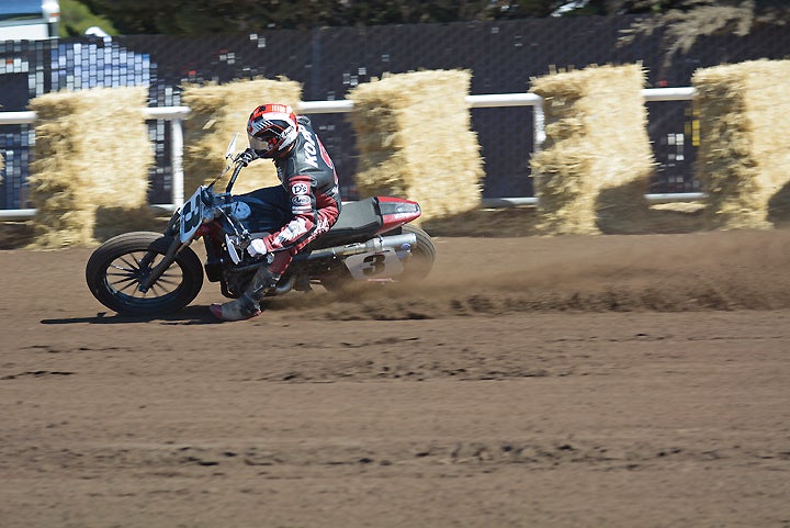 Joe Kopp was a big part of the Indian Scout FTR750 testing program earlier this summer. Kopp and Carr have never agreed on much, but both feel that the Indian represents an exciting prospect for the future of the sport. PHOTO BY SCOTT ROUSSEAU.