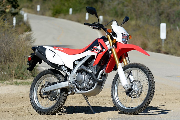 The CRF250L is manufactured in Honda's Thailand factory. It uses a version of the engine found in Honda's global CBR250R sportbike.