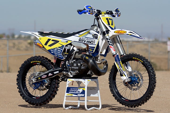 Jay Clark Enterprises teamed with Rocky Mountain ATV-MC, Vertex Pistons and DirtBikes.com to produce his version of the ultimate Husqvarna TX 300. We think he got pretty close!