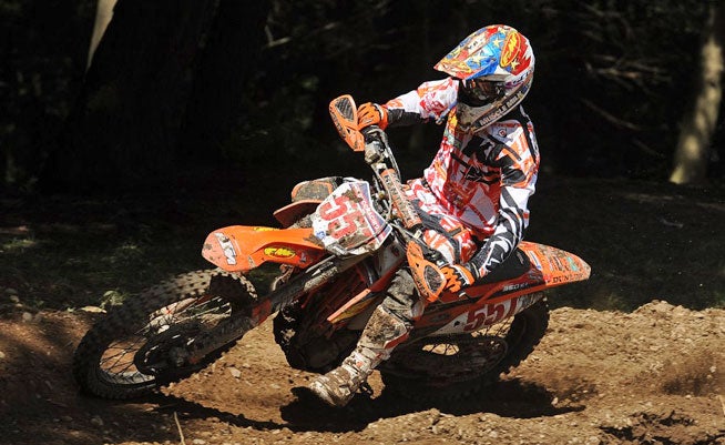 KTM Rider Kailub Russell scored his fourth consecutive AMSOIL GNCC victory this weekend at the fabled Unadilla Motorsports Complex in New York. PHOTO COURTESY OF KTM IMAGES