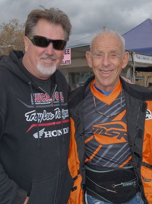 Malcolm Smith (right) with Scott Bell (left). PHOTO BY SCOTT ROUSSEAU.