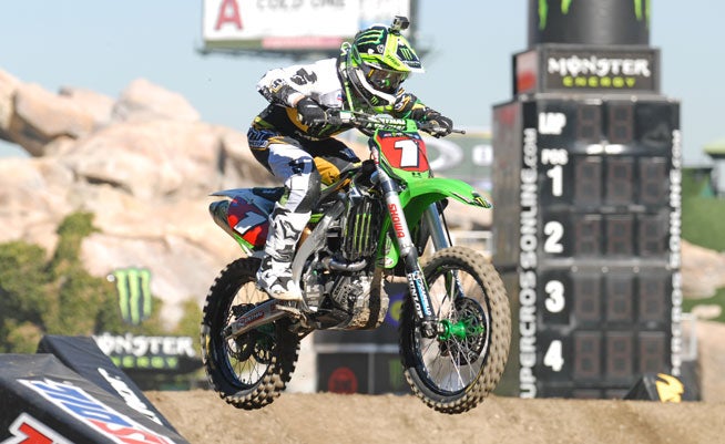 Ryan Villopoto will be gunning for his fourth consecutive Monster Energy AMA Supercross title in 2014. Only the great Jeremy McGrath has accomplished that feat. ALL PHOTOS BY SCOTT ROUSSEAU
