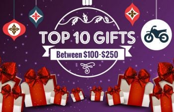 dirtbike gifts priced $100-250