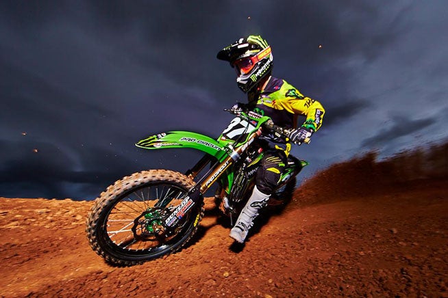 Joey Savatgy enters his third season in professional supercross with a new Monster Energy/Pro Circuit/Kawasaki ride. Savatgy rode for the Rockstar Energy Racing KTM team in 2014. 