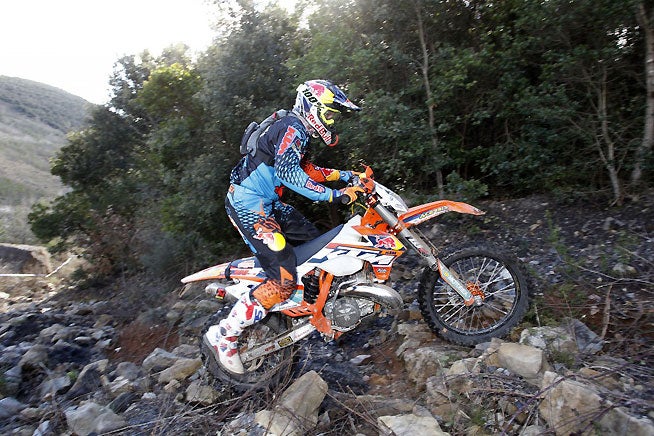 Red Bull KTM's Jonny Walker won theAlès Trêm Extreme Enduro in Alès, France, Saturday. Walker beat his main rival, Graham Jarvis, for the win. PHOTO BY FUTURE7MEDIA/KTM IMAGES.