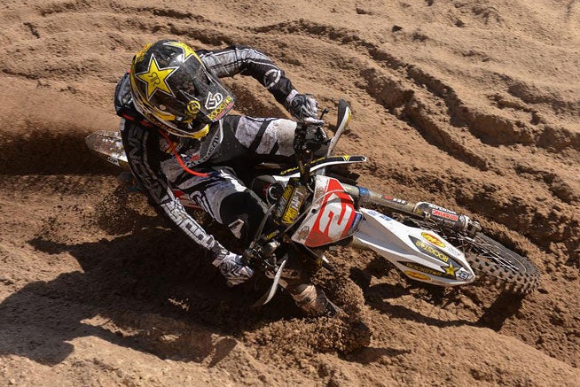 Josh Strang finished second overall aboard his new Husqvarna ride.