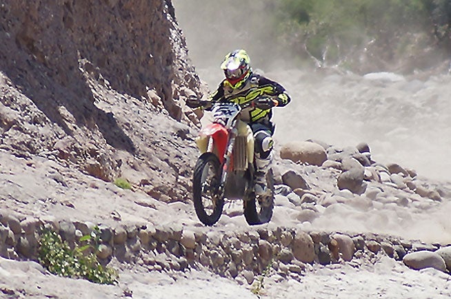 Despite a tough freshman season, Ox Motorsports picked up some momentum when Udall rode solo to the overall motorcycle win at the inaugural Bud Light Baja Sur 500 from Cabo San Lucas to Loreto in Baja California Mexico, April 18-19. PHOTOS BY GETSOME PHOTO.