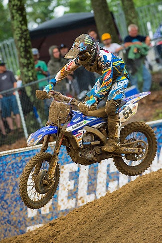 Justin Barcia scored his first career 450cc AMA National win in atrocious conditions at Budds Creek MX Park during the GEICO Motorcycle Budds Creek National in Mechanicsville, Maryland, Saturday. PHOTOS BY RICH SHEPHERD.