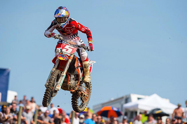 Ryan Dungey is still holds a commanding 37-point lead over Roczen in the series standings and has been a model of consistency in the first half of the season. 