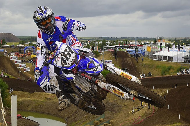 Romain Febvre of France leaped into the FIM MXGP series points lead with a 1-2 performance at the Grand Prix of Germany, Sunday. It was Febvre's third consecutive overall win. PHOTOS COURTESY OF YAMAHA EUROPE.