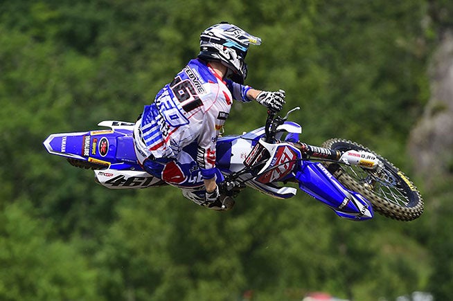 Romain Febvre of France captured his fourth consecutive MXGP win of the season with a perfect 1-1 performance during Sunday's Grand Prix of Sweden. FILE PHOTO COURTESY OF YAMAHA MOTOR EUROPE.
