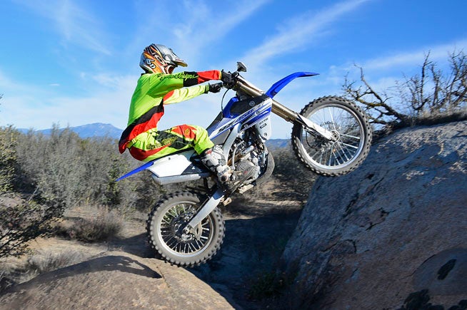 Just as it did with the YZ250F, Yamaha has adapted the YZ450F to create a new off-road competition model, the YZ450FX. The FX boasts the 450F’s power and handling in a package tailored for use in everything from GNCC racing to desert competition.