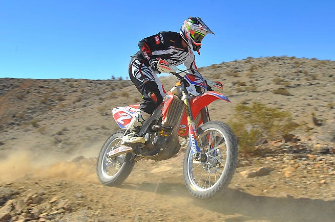 Most racers who complete the Dakar Rally take a much-needed break after being on a bike for two weeks straight, but Ricky Brabec switched gears almost immediately and started off the H&H season with a solid victory in the 49th Annual Desert Motorcycle Club Winter Classic. PHOTO BY MARK KARIYA
