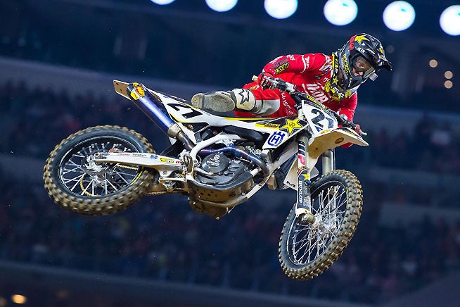 Jason Anderson got off to a top-five start in the main event and worked his way up to third. PHOTO BY RICH SHEPHERD.