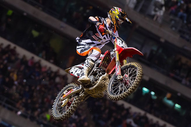 FIM European 250 MX Champion Nick Kouwenberg is pulling out of the Monster Energy AMA 250SX West Supercross Series and returning to Europe to focus on his title defense. PHOTO BY SIMON CUDBY.