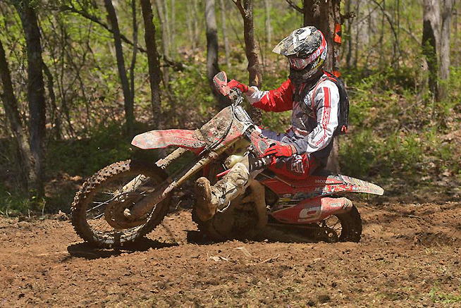 Chris Bach finished fourth in 2015 and scored a win at the Tomahawk GNCC. Photo by Ken Hill.