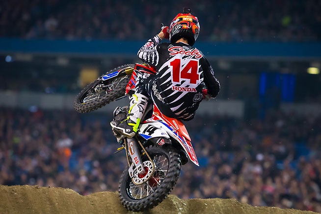 Seely started off 2016 strong after finishing third in the 2015 AMA Supercross Series standings. Injuries wrecked his title run, but he is happy, healthy and ready to challenge for it all again in 2017. PHOTO BY RICH SHEPHERD.