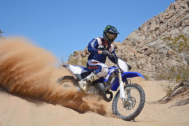 Yamaha's new YZ250X delivers the potent two-stroke punch of the YZ250 in a smoother, more polished package for off-road racing.