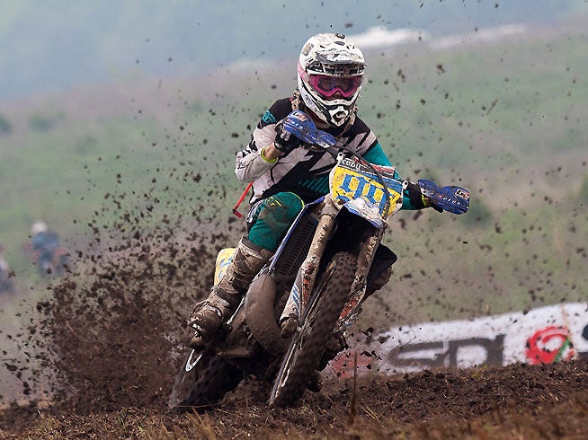 Cody Barnes was the king of the Pro 2 class at the Ol' Sarge XC, easily taking the class win. PHOTO BY JOHN GASSO.
