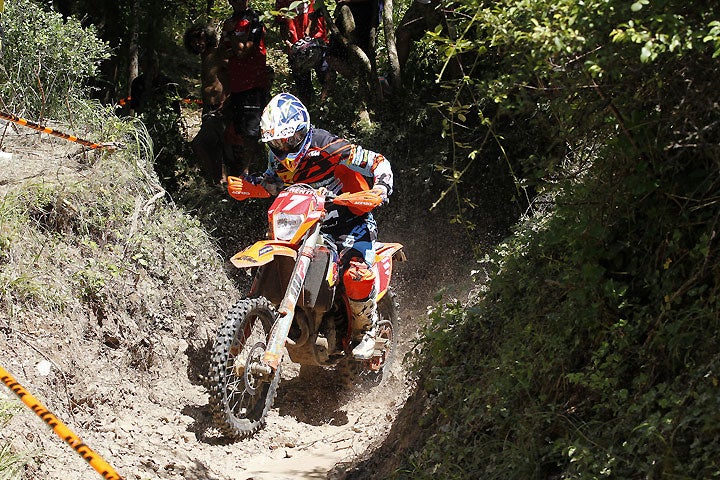 Christophe Nambotin score his first FIM Enduro World Championship win of the season when he posted the EnduroGP win on Day 1 at the Acerbis GP of Italy. PHOTO BY FUTURE7MEDIA.