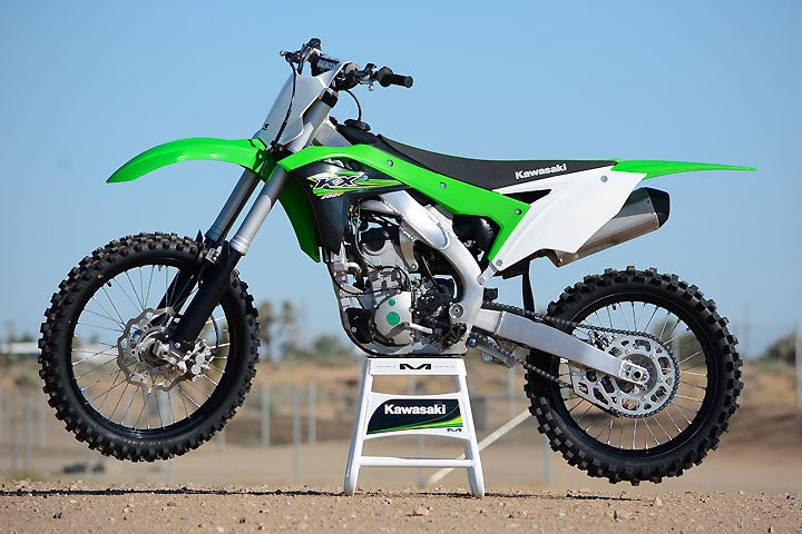 The 2017 KX250F's smallish bodywork is an obvious visual clue that it is much different than its predecessor.