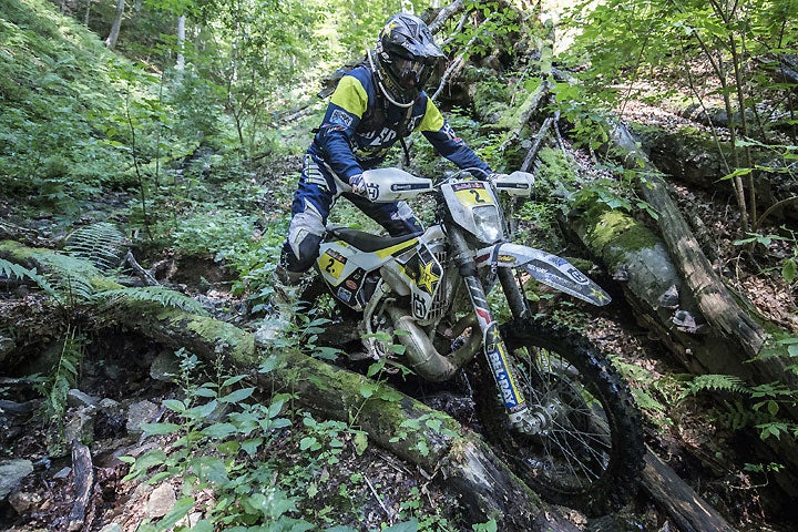 Graham Jarvis dominated day two of the off-road stages in the 2016 Red Bull Romaniacs Extreme Enduro. The 41-year-old now holds a 15-minute overall lead on the field. PHOTO COURTESY OF RED BULL CONTENT POOL.