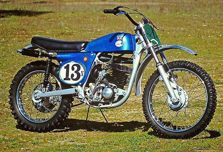 1971 Greeves 250 Griffon. PHOTO BY SCOTT ROUSSEAU ARCHIVES.