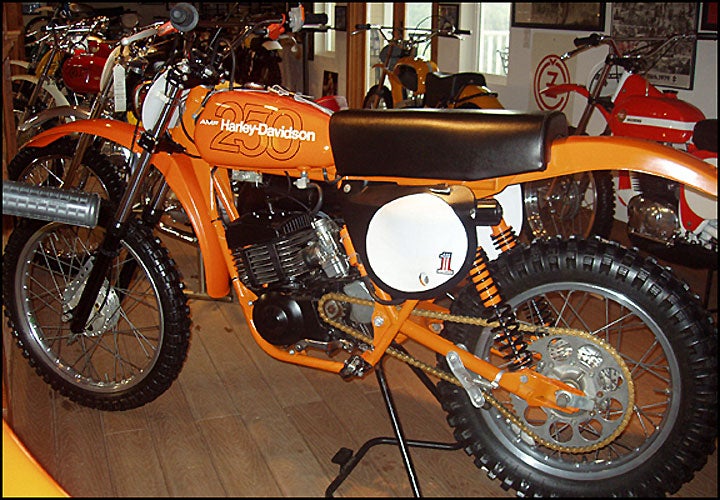 1978 Harley-Davidson MX-250. PHOTO COURTESY OF EARLY YEARS OF MX.COM.