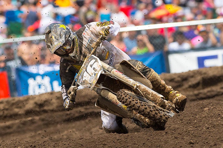 Zach Osborne had a strong day at RedBud, finishing third overall. PHOTO BY RICH SHEPHERD.