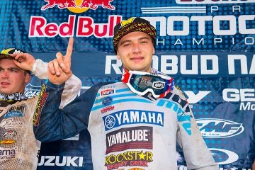 Cooper Webb went 1-1 at the 2016 RedBud National, round six of the Lucas Oil Pro Motocross Championship. PHOTO BY RICH SHEPHERD.