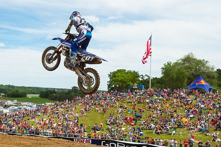 Cooper Webb had a career day at the RedBud MX in Buchanan, Michigan, Saturday, claiming his first 1-1 sweep and his first Lucas Oil Pro Motocross Championship Series points lead. 