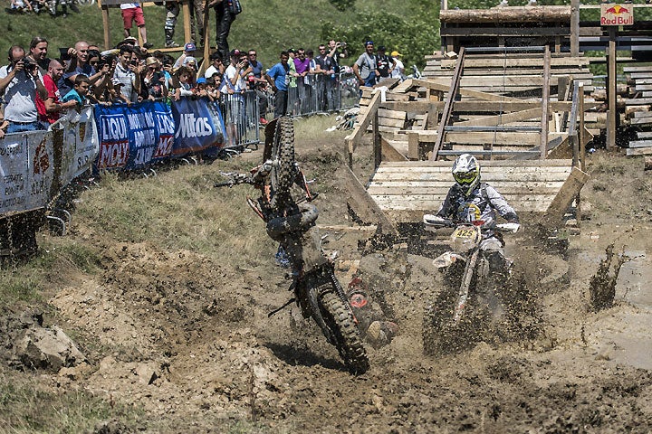 Heavy rain the day before the "Grand FInale" made a mess of the final course. PHOTO COURTESY OF RED BULL CONTENT POOL.