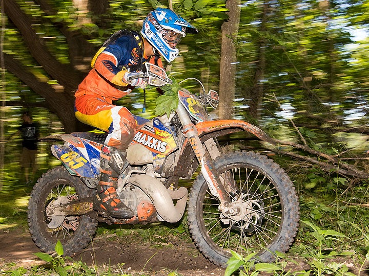Drew Higgins rode to a fine third-place finish at the Sidi Cyclone XC.