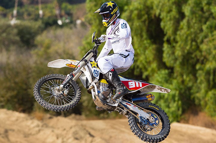 Argubright is hard on the gas in 2016 as he tries to grab his first career AMA National Hare & Hound Championship. PHOTO BY SIMON CUDBY/HUSQVARNA MOTORCYCLES GmbH.