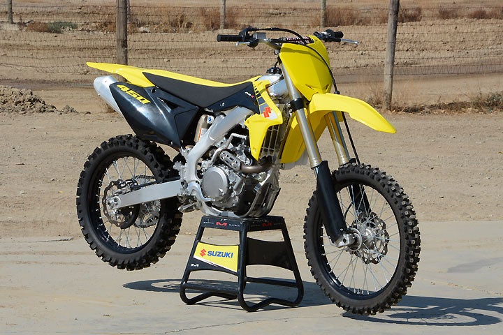 The Suzuki RM-Z450 last underwent a major revision in 2013. The good news is that the platform still works amazingly well and its $8749 MSRP hasn't changed in three years.