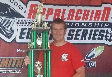 GasGas rider Broc Hepler claimed his fifth win in the Appalachian Enduro Championship Series on August 14. Hepler leads the AA class in the series. PHOTO COURTESY OF GASGAS NA.
