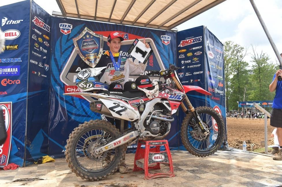 Chase Sexton was the most consistent rider in the Open Pro Sport class, claiming the prestigious National Championship. PHOTO BY KEN HILL/MX SPORTS.