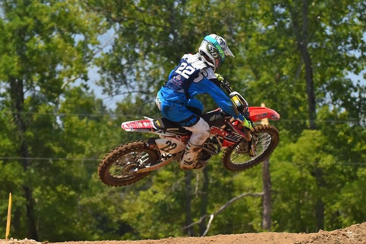 Chase Sexton appears to be well on the way to winning the Open Pro Sport National Championship. He is undefeated through two motos. PHOTO BY KEN HILL/MX SPORTS.
