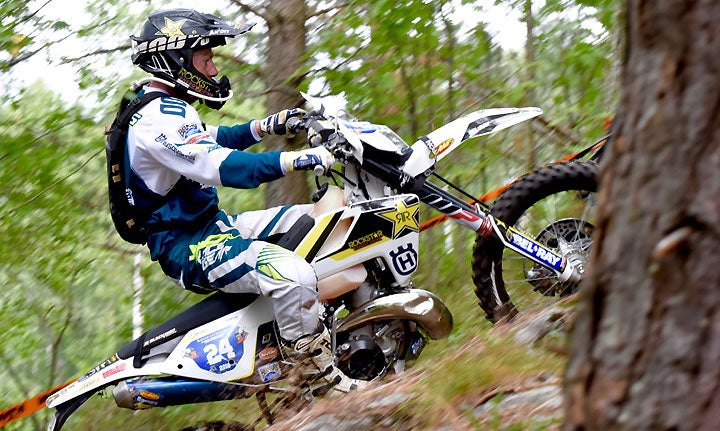 Graham Jarvis handily picked up another extreme enduro title at the Battle of the Vikings extreme enduro in Sweden last weekend. Jarvis was the only rider to complete eight laps of the course. PHOTOS COURTESY OF HUSQVARNA MOTORCYCLES GmbH>