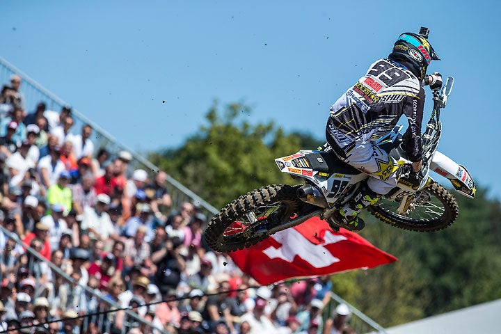 Max Anstie went 1-1 for his second MX2 sweep in as many rounds. PHOTO COURTESY OF HUSQVARNA MOTORCYCLES GmbH.