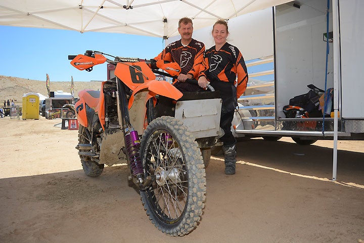 Mark and Kathy Wood are the current top team in Southern California sidecarcross racing. The team would love to see more racers come and join in on the fun.