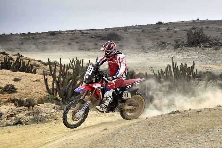 Ricky Brabec finished seventh in Stage 4 and his seventh overall. PHOTO COURTESY OF TEAM HRC.
