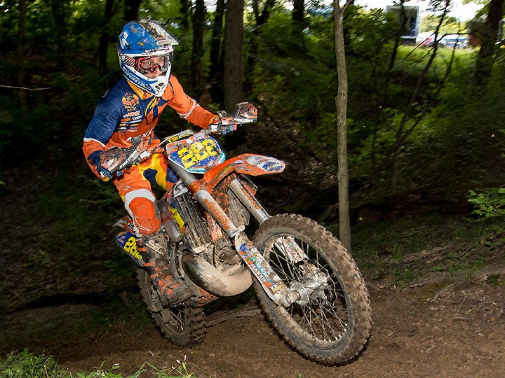 Mike Witkowski had s consistent day at the Grouch XC, finishing second overall. PHOTO BY JOHN GASSO.