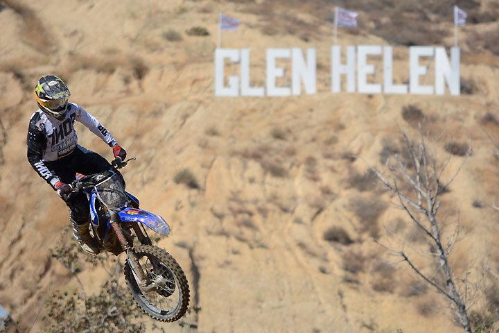 Mitchell Harrison surprised himself by finishing third overall in his MX2 debut. Harrison went 5-5. PHOTO BY SCOTT ROUSSEAU.