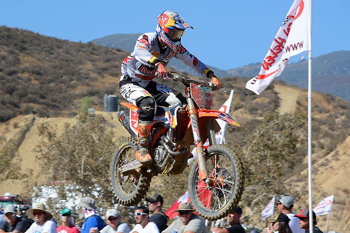 Jeffrey Herlings was the man to beat all season long in MX2, even when he had to miss rounds due to an injury. Herlings won 14 of the 15 GPs he contested to claim his third career MX2 World title. PHOTO BY SCOTT ROUSSEAU.