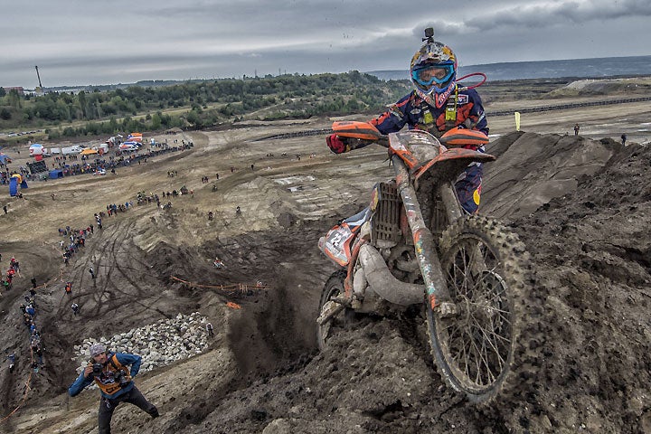 Red Bull KTM's Jonny Walker had the stuff to pull off the win at the Megawatt extreme enduro in Poland. PHOTO COURTESY OF RED BULL CONTENT POOL.