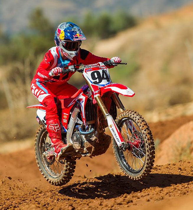 Ken Roczen was officially announced as the newest member of Team Honda HRC today. The two-time and reigning Lucas Oil 450cc Pro Motocross Champion will be aboard the factory Honda CR450 for the next three years. PHOTOS COURTESY OF AMERICAN HONDA.
