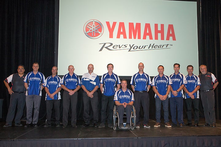 Yamaha announced the inductees to its 2016 Wall of Champions at the AIMEXpo in Florida, today. Motocross and off-road inductees included Doug Henry, John Dowd, Mark Burkhart, Barry Hawk and Randy Hawkins. PHOTO COURTESY OF YAMAHA MOTOR CORP., USA.