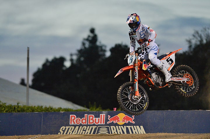 Dungey was the sole current AMA champion in the field, as rival Ken Roczen missed the event due to previous commitments. PHOTO BY STEVE COX.
